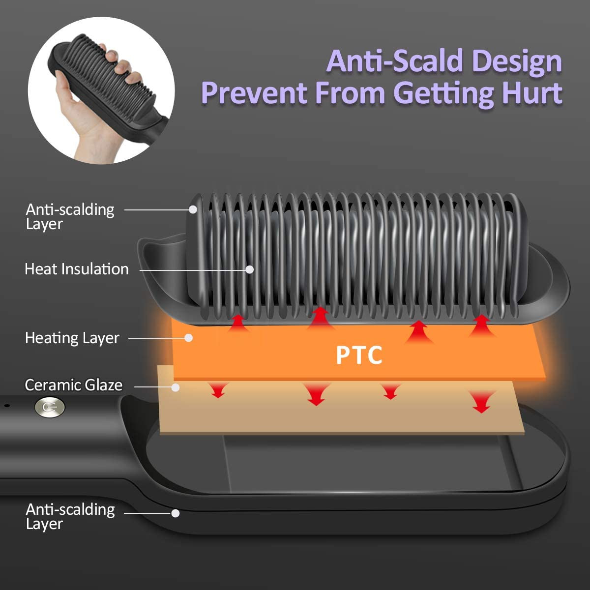 Onyx Hair brush